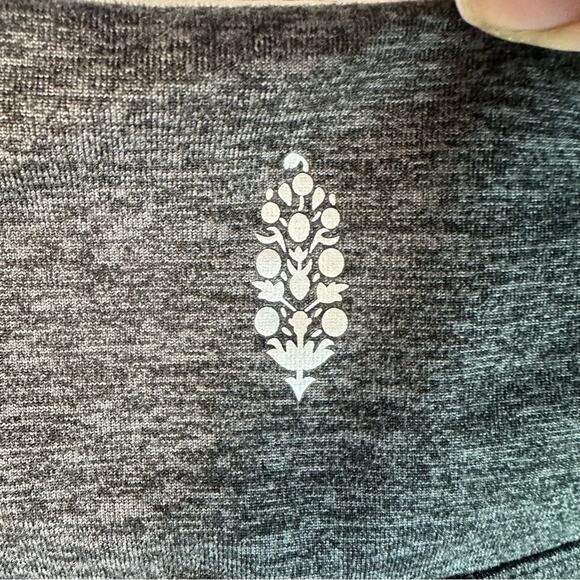 Free People FP Movement Halo Cut Out Leggings Size Large Charcoal Gray 189 - Picture 5 of 13